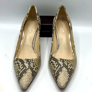 Coach New York Animal print shoes size 8.5